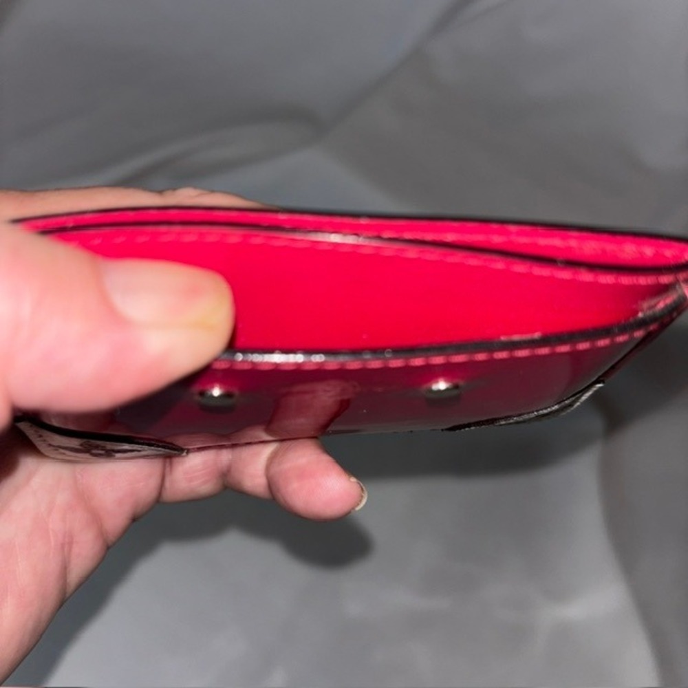 Louis Vuitton Vernis Patent Leather Card Holder Pink Trunk Detail M61508 - Picture 7 of 8